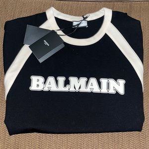 NWT Balmain Men’s  T-Shirt With Logo